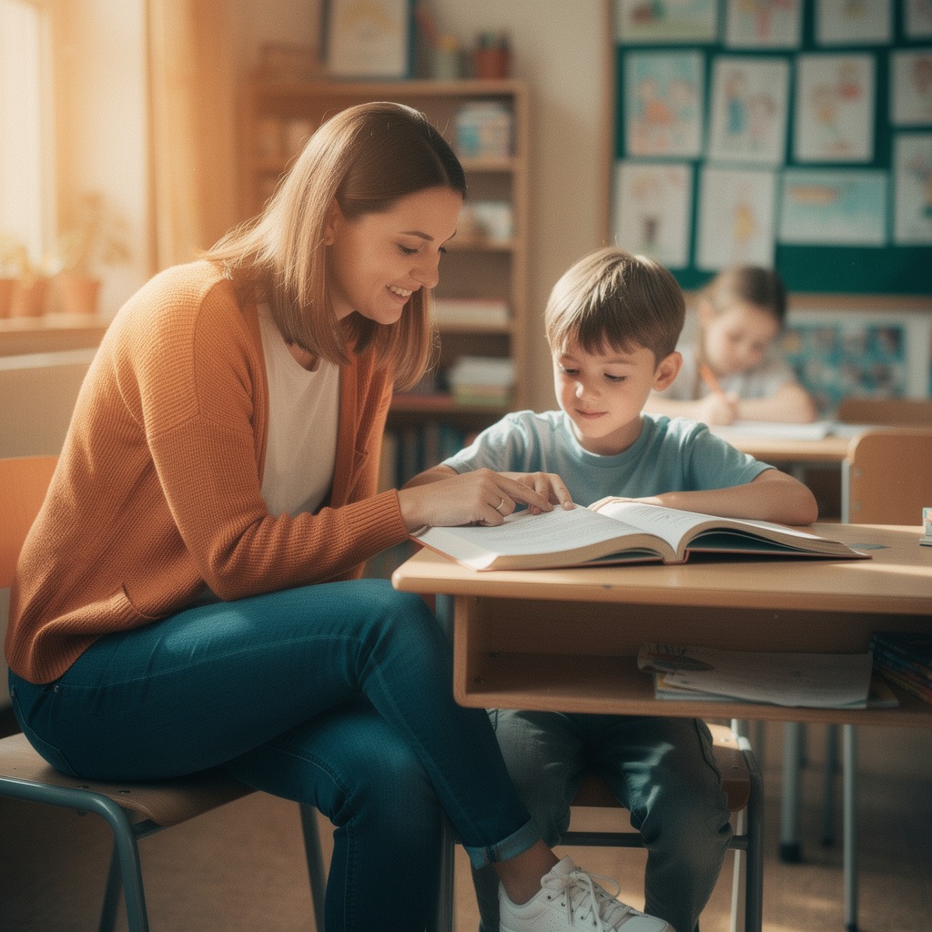 Schulbegleitung beim Lesen