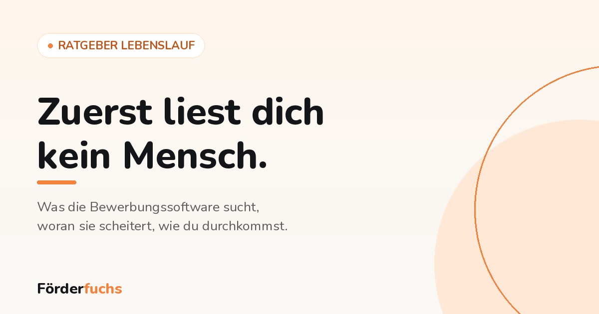 Grafik: Zuerst liest dich kein Mensch
